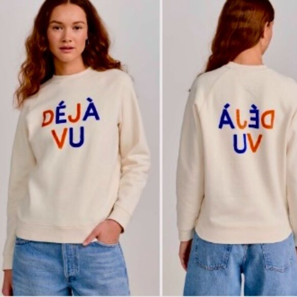 Clare V. Deja Vu Sweatshirt - NWOT - Picture 1 of 2
